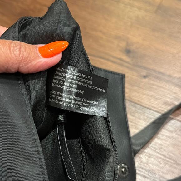 Botkier Black Faux Leather trim Backpack main image 12